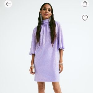 H&M Lavender Sequined Dress NWT